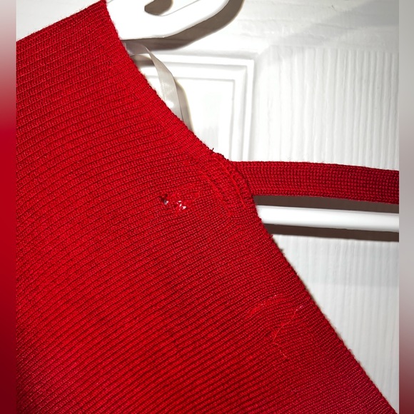 Long sleeve red dress - Picture 3 of 3